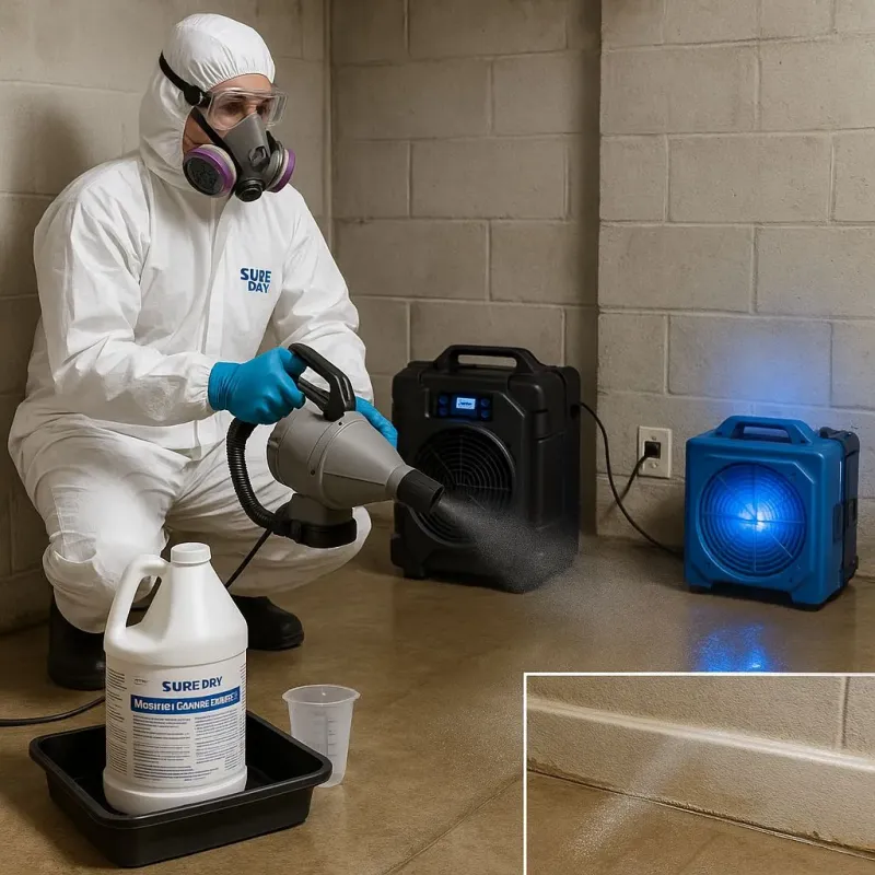 Sanitization and Odor Removal process in Eleanor, WV